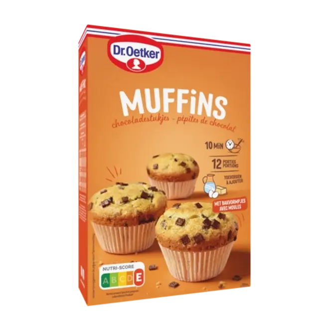 Dr. Oetker Muffins aux pépites de chocolat