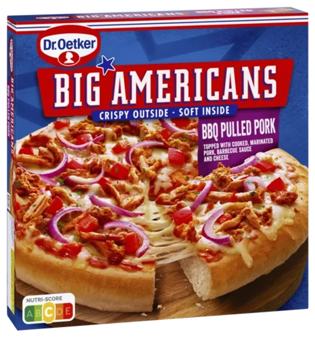 Dr. Oetker Big Americans BBQ Pulled Pork