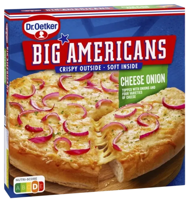 Dr. Oetker Big Americans Cheese Onion