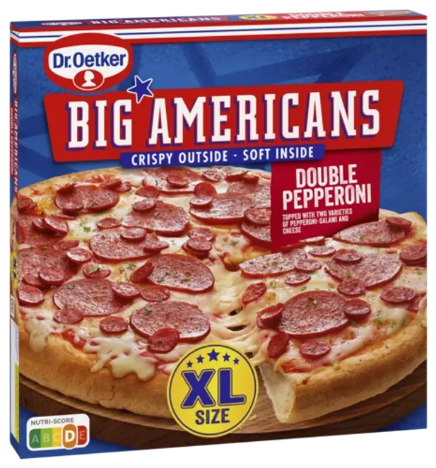 Dr. Oetker Big Americans Double Pepperoni XL