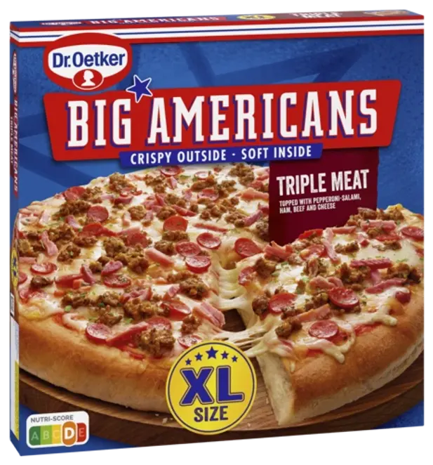 Dr. Oetker Big Americans Triple Meat XL
