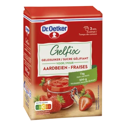 Sucre Gélifiant Gelfix Fraise de Dr. Oetker