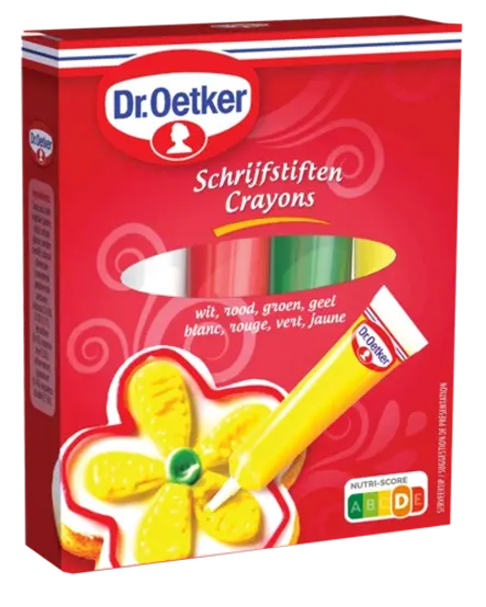 Dr. Oetker Schrijfstiften (rood & groen)