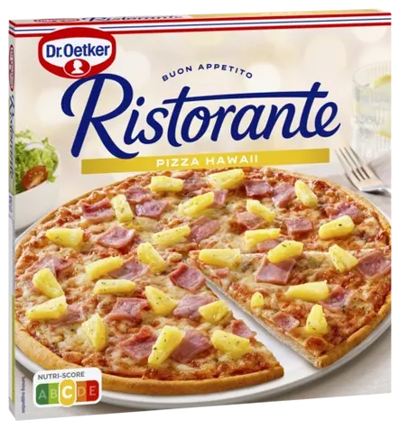 Dr. Oetker Ristorante Hawaii (of een andere Ristorante pizza naar keuze)