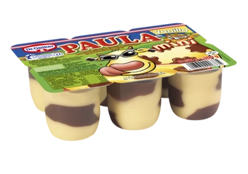 Dr. Oetker Paula mini pudding vanilla avec des taches chocolat