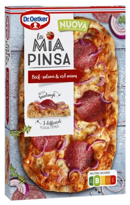 Dr. Oetker La Mia Pinsa Salami et oignon rouge