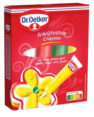 Dr. Oetker Schrijfstiften (rood)