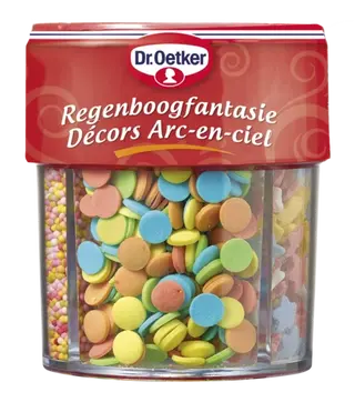 Décors Arc-en-ciel de Dr. Oetker et petits oeuf de Pâques, ...
