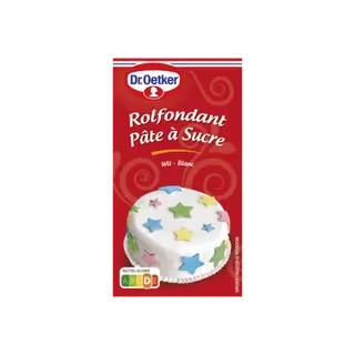 Dr. Oetker Rolfondant wit of eetbare oogjes