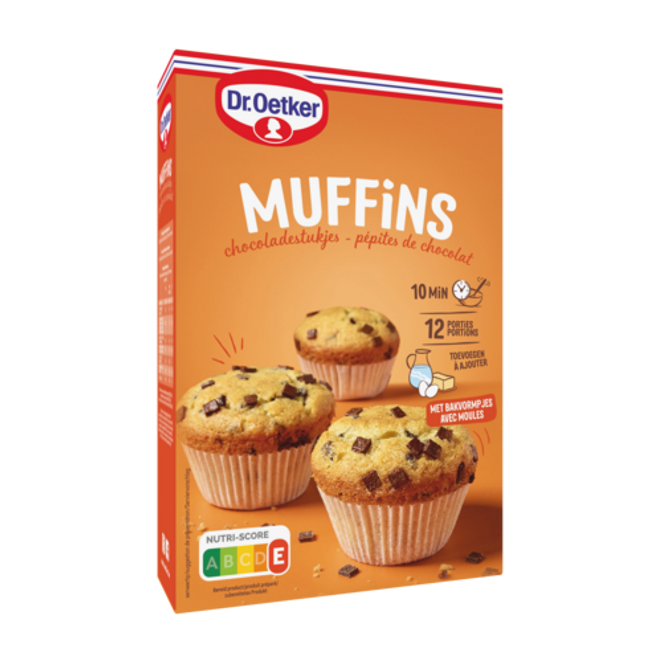 Dr. Oetker Muffins aux pépites de chocolat